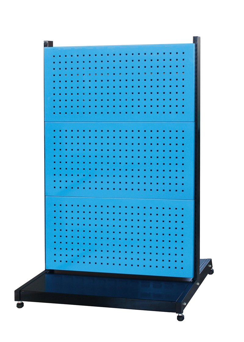 Medium Duty Garage Double Side Shelf with 6 Panel in Blue Colour Light Duty Rack