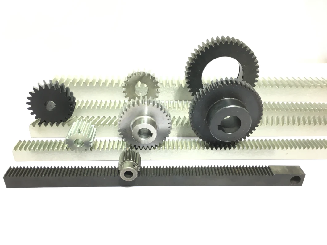 Module2.5 Steel Helical Gear Rack Length 1000mm Angle 20 Degree