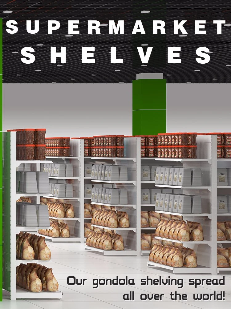 Shopping Trolley Basket Shelves Supermarket Equipments