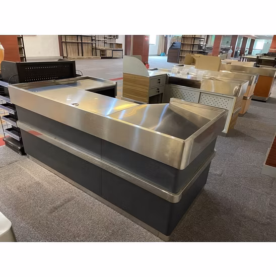 Factory Direct Sales Supermarket Electric Conveyor Belt Checkout Counters