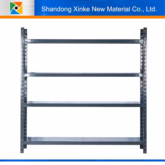 Factory Warehouse Steel Angle Shelf Height Mezzanine Adjustable Rack