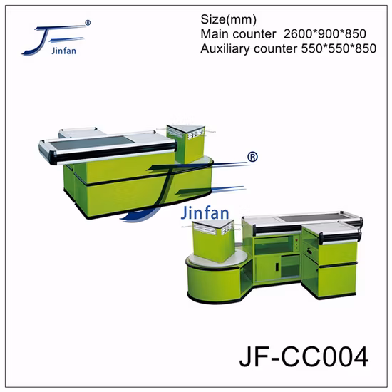 Checkout Counter with Conveyor Belt