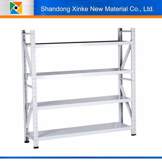 Factory Warehouse Steel Angle Shelf Height Mezzanine Adjustable Rack